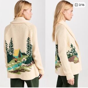 THE GREAT. The camp lodge women’s cardigan